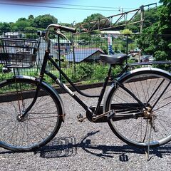 【取引終了】自転車 27型 二段変速 通勤通学用に