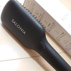 【未使用に近い】SALONIA ストレート ヒートブラシ SL-012BKの画像