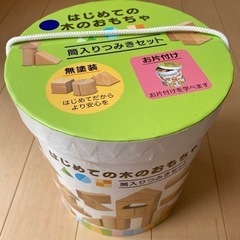 木のおもちゃ つみきセットの画像