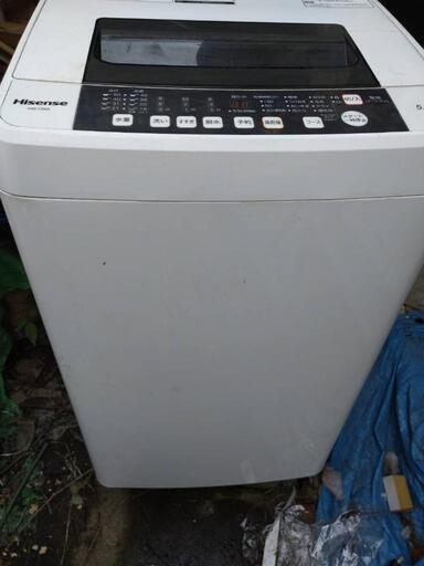 ガステーブル\u0026 HISENSE 5.5K 洗濯機 使用頻度少