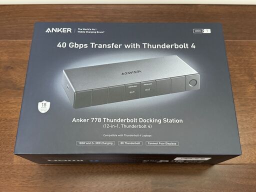Anker 778 ドッキングステーション Thunderbolt4 箱付 美品 Amazon.co