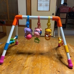 譲渡先、決定！【差し上げます】赤ちゃん　ベビージム　おもちゃ