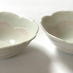 【新品】益美窯　美濃焼　和食器　陶器　小鉢　小腕　桜柄　淡いピン...