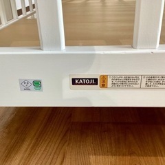 ベビーベッド【町田市再生家具】　241010の画像