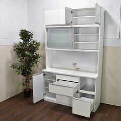 4/13受渡完了】≪yt1505ジ≫ 高橋木工所 大型キッチンボード/食器棚