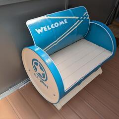 ドラム缶　チェアーの画像