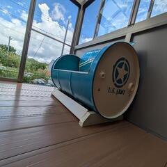 ドラム缶　チェアーの画像