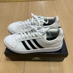 adidas grand court base u — 28.5 cmの画像