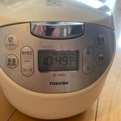 差し上げます　TOSHIBA 炊飯器の画像