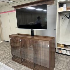 ～～さらに！！大幅に値下げしました！～～【65インチまで対応！】テレビを収納可能なディスプレイ式　大型テレビ台