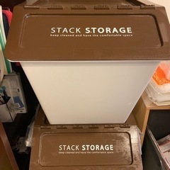 ニトリ スタッキングケース2個
