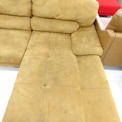 北海道 千歳市/恵庭市 近郊配送 RELAX FORM カウチソファ キャメル ブラウン系 店頭でのお受渡し大歓迎