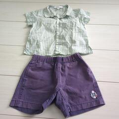 ④夏服 キッズ服 2枚セットシリーズ！！サイズ70-80 男の子...
