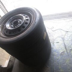 軽四155/65-14　4本セット　鉄チンホイル付き