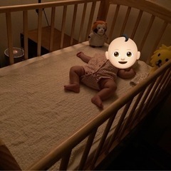 取引中✴︎KATOJI ベビーベッドの画像