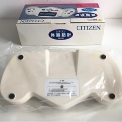 【未使用品】CITIZEN シチズン 体脂肪計 BM100 大型液晶表示 メモリー機能付き 生活家電の画像