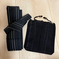 花火大会に！メンズ　浴衣　未使用保管品　3点セットの画像