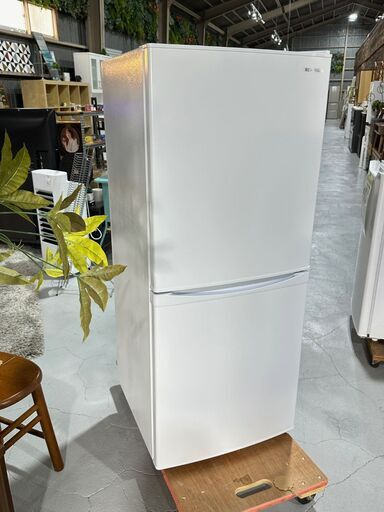 商談中★IRIS OHYAMA★ アイリスオーヤマ 2D直冷冷蔵庫 IRSD-14D 2020年 142L ホワイト W50cm スリム コンパクト
