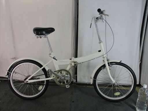 D648☆8000円☆折りたたみ中古自転車【白20インチ 】 (CYCLE) 東岡山の