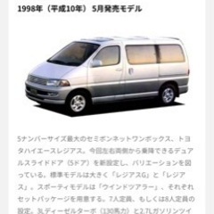 トヨタハイエースレジアスの画像