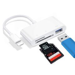 【新品】iPhone SDカードリーダー 3in1 TF SD ...