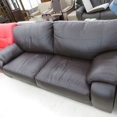 北海道 千歳市/恵庭市 近郊配送 ニトリ 3Pソファ 3S SOFA LINDA 3人掛け レザー 店頭でのお受渡し大歓迎