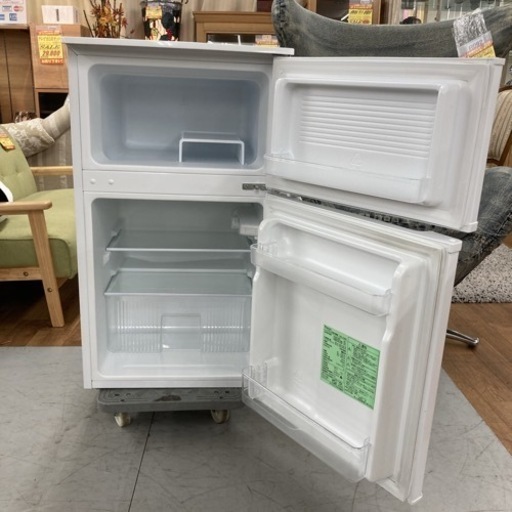 S168 ⭐ YAMADA 2ドア冷蔵庫（90L 右開き）19年製 YRZ-C09B1 ⭐ 動作