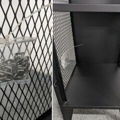 ジャーナルスタンダードファニチャー メッシュロッカー 1列4段