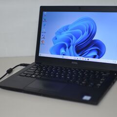 中古ノートパソコン DELL Latitude 7280 Windows11 爆速SSD256GB core i5-6300U/メモリ4GB/12.5インチ/無線内蔵/webカメラ搭載