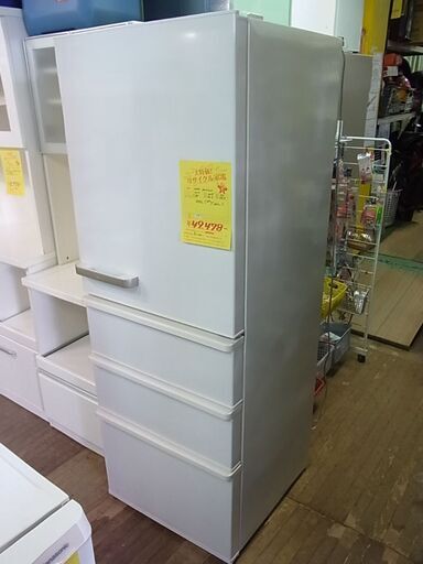 AQUA　アクア　ノンフロン冷凍冷蔵庫　AQR-36H　355L　4ドア　2019年製　ホワイト　白