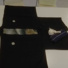 紋服　男性用羽織　袴　着付け練習用の画像