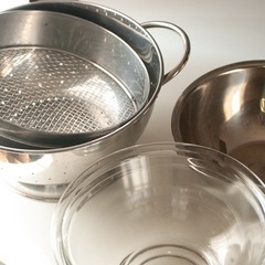 焼き型、ゼリー型、ボウルの画像