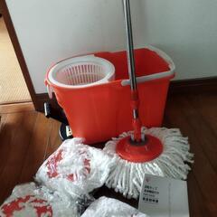 ほぼ未使用　アイリスオーヤマ回転モップ