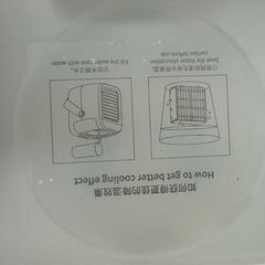 【お値下げしました！】小型クーラー 加湿 卓上冷風機 手持ち冷風機 LED 静音 ポータブルエアコン 冷却 加湿 空気清浄機 軽量 携帯 熱中症対策エアークーラーファン 1464の画像