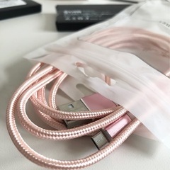 【未使用品】USB 充電 ケーブル Lightning  MicroUSB 1点¥100 スマホアクセサリー　の画像