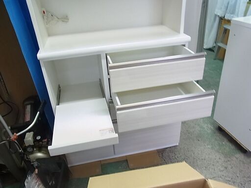 NITORI　ニトリ　キッチンボード　Nポスティア　100KB WH　ホワイト　白　コンセント2箇所 NITORI ニトリ キッチンボード Nポスティア 100KB WH ホワイト