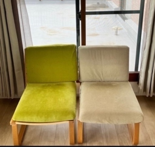 値下げしました！無印良品/MUJI リビングでもダイニングでも使える ソファチェア　【取引中】