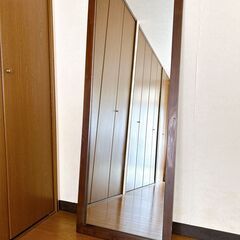 天然木ワイドミラー 60 × 160cm 吊り下げ可能