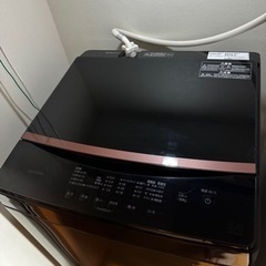 全自動洗濯機IAW-T605WL-W／IAW-T605BL-B。 2～3人用6kgの画像