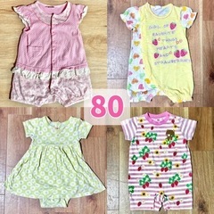 まとめ売り♡80サイズ♡夏ロンパース