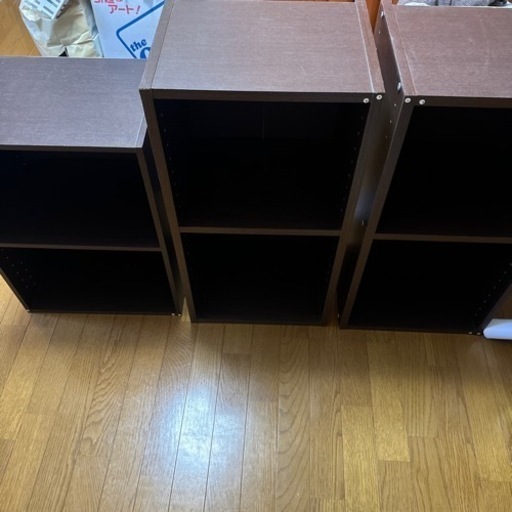 ブラウン　カラーボックス　収納　収納ケース