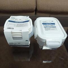 保存容器2種類(長角型M・ごはん一膳用)