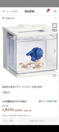 未使用　足し水だけで水換え♪楽AQUA