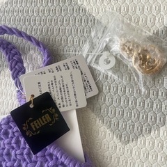 値下げ【未使用】フェイラー マクラメバッグ の画像