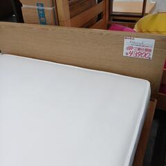 無印良品　ダブルベッド　※マットレス少し汚れあり。の画像