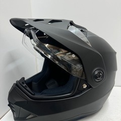 YX-6 ZENITH セミフラットブラック XL オフロードヘルメットの画像