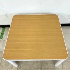 桐生店【現状品】j7-30 ニトリ コタツ付きテーブル ホワイト MS-303Hの画像