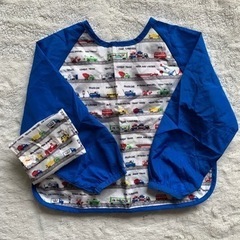 【80cm】夏服セット (デニムカバーオール、男の子水着、甚平、お食事エプロン付き)の画像