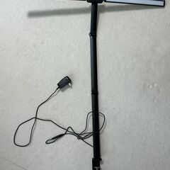 デスクライト led Bravzurg 24W 幅広 電気スタンド 卓上 クランプ式 テーブルライト 【ダブル光源・光センサー付・5色温度・5段階調光・高照度・回転可能】の画像