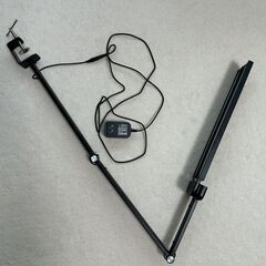デスクライト led Bravzurg 24W 幅広 電気スタンド 卓上 クランプ式 テーブルライト 【ダブル光源・光センサー付・5色温度・5段階調光・高照度・回転可能】の画像